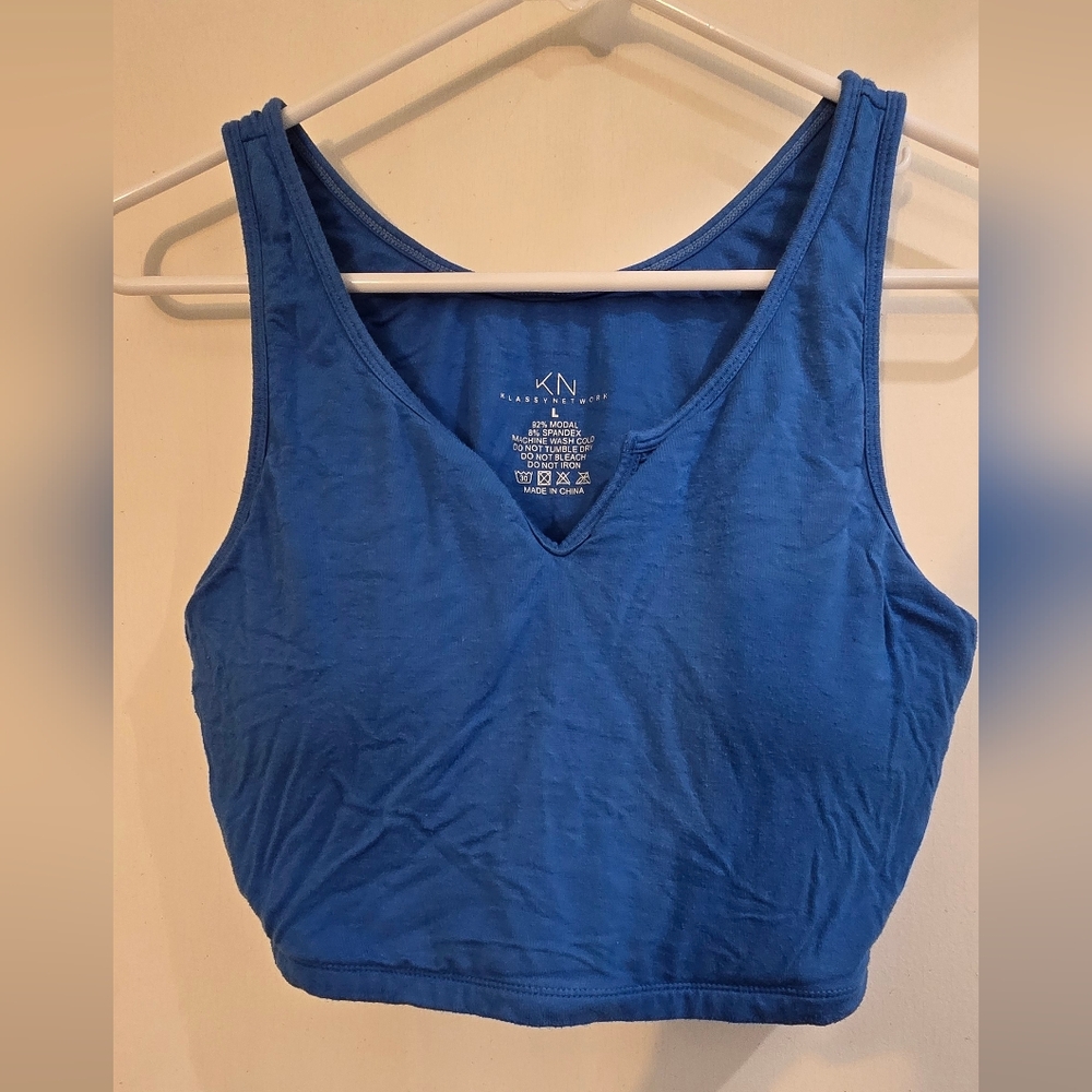 Klassy Network Cropped Tank Brami